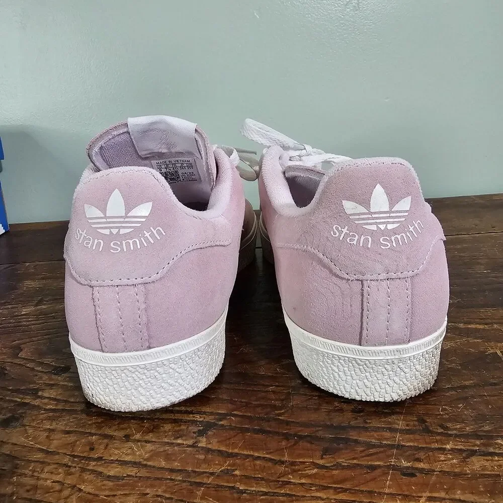 adidas Stan Smith CS Clear Pink‎ Suede Womens Size 9